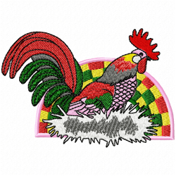Chickens And Roosters Embroidery Design 9 Chickens And Roosters Embroidery Design 9